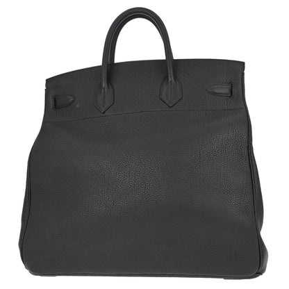 Hermes Black Togo HAC Haut a Courroies 40 Handbag
