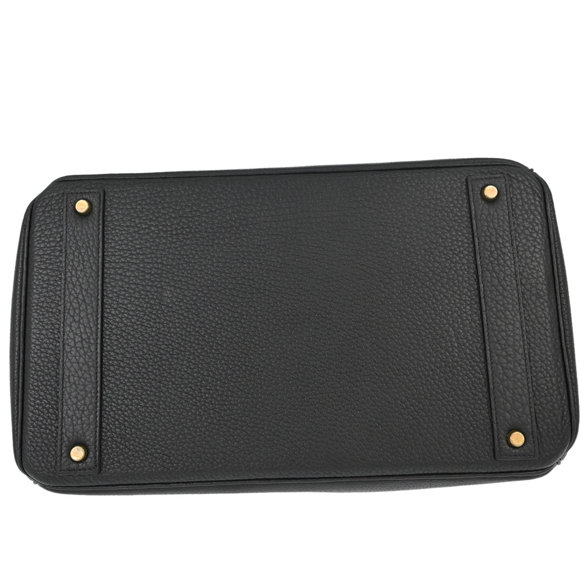 Hermes Black Togo HAC Haut a Courroies 40 Handbag