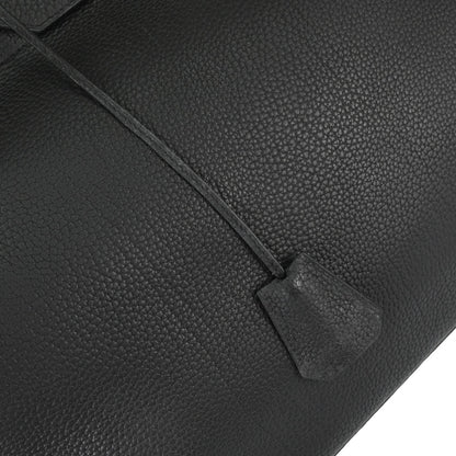 Hermes Black Togo HAC Haut a Courroies 40 Handbag