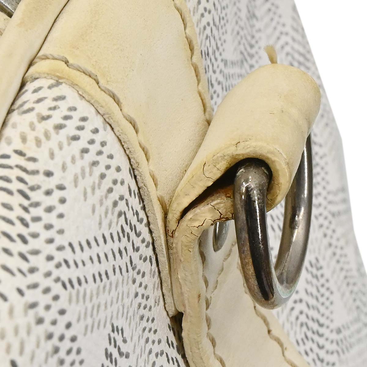 Goyard White Croisiere 40 Handbag