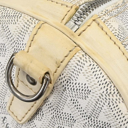 Goyard White Croisiere 40 Handbag