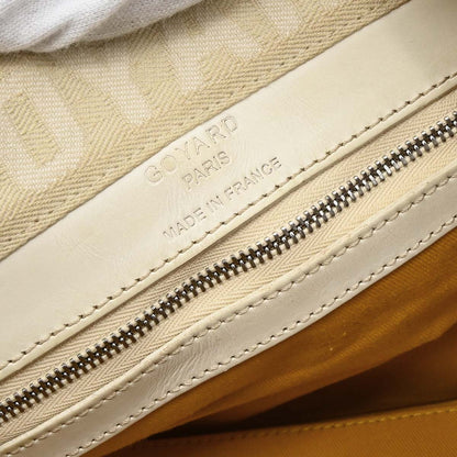 Goyard White Croisiere 40 Handbag