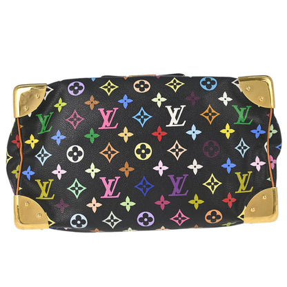Louis Vuitton Black Monogram Multicolor Speedy 30 Handbag M92642