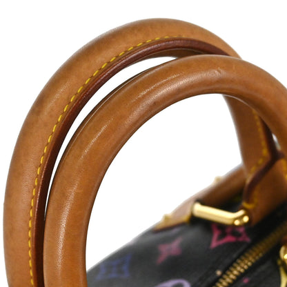 Louis Vuitton Black Monogram Multicolor Speedy 30 Handbag M92642