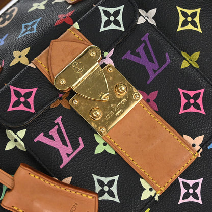 Louis Vuitton Black Monogram Multicolor Speedy 30 Handbag M92642