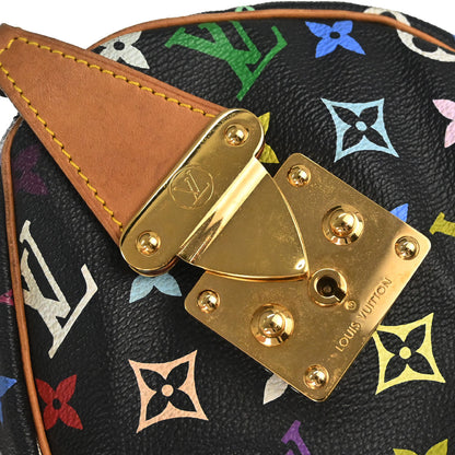 Louis Vuitton Black Monogram Multicolor Speedy 30 Handbag M92642