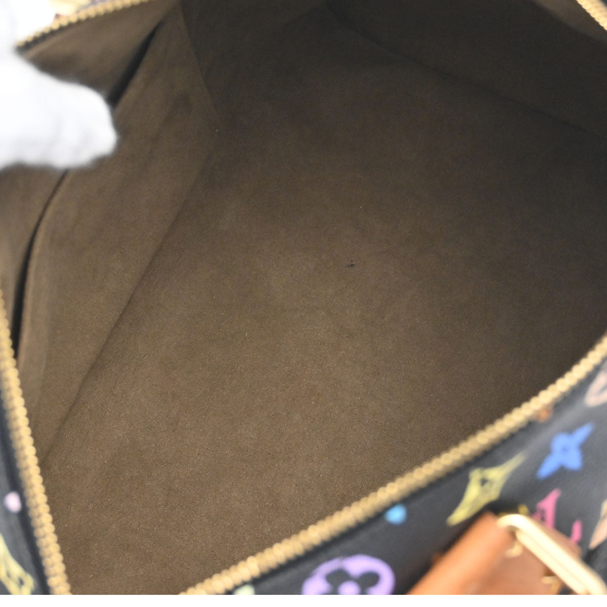 Louis Vuitton Black Monogram Multicolor Speedy 30 Handbag M92642
