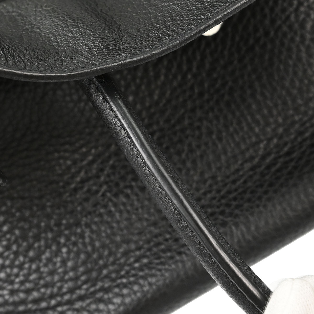 Hermes Black Taurillon Clemence Birkin 30 Handbag