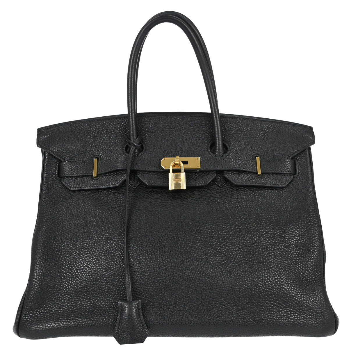 Hermes Black Togo Birkin 35 Handbag