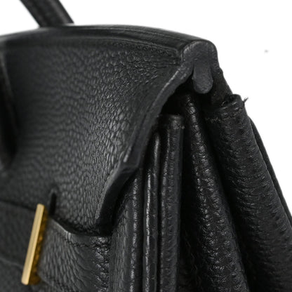 Hermes Black Togo Birkin 35 Handbag