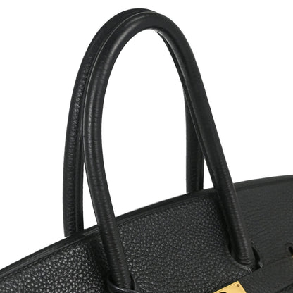 Hermes Black Togo Birkin 35 Handbag