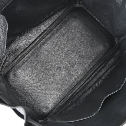 Hermes Black Togo Birkin 35 Handbag