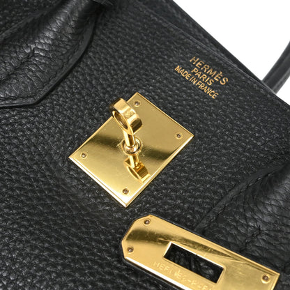 Hermes Black Togo Birkin 35 Handbag
