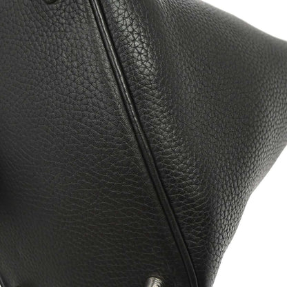 Hermes Black Taurillon Clemence Picotin Lock 18 PM Handbag