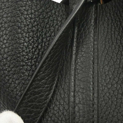 Hermes Black Taurillon Clemence Picotin Lock 18 PM Handbag