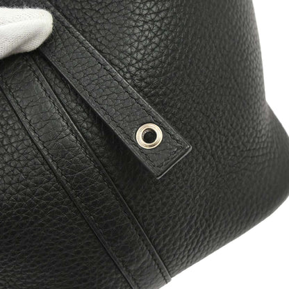 Hermes Black Togo Picotin Lock 22 MM Handbag