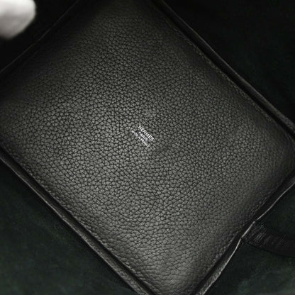 Hermes Black Togo Picotin Lock 22 MM Handbag