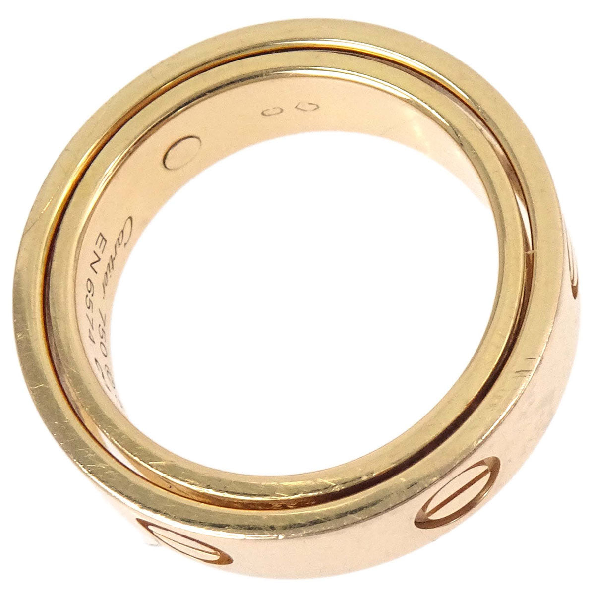 Cartier Secret Love Ring 750 #51 Jewelry