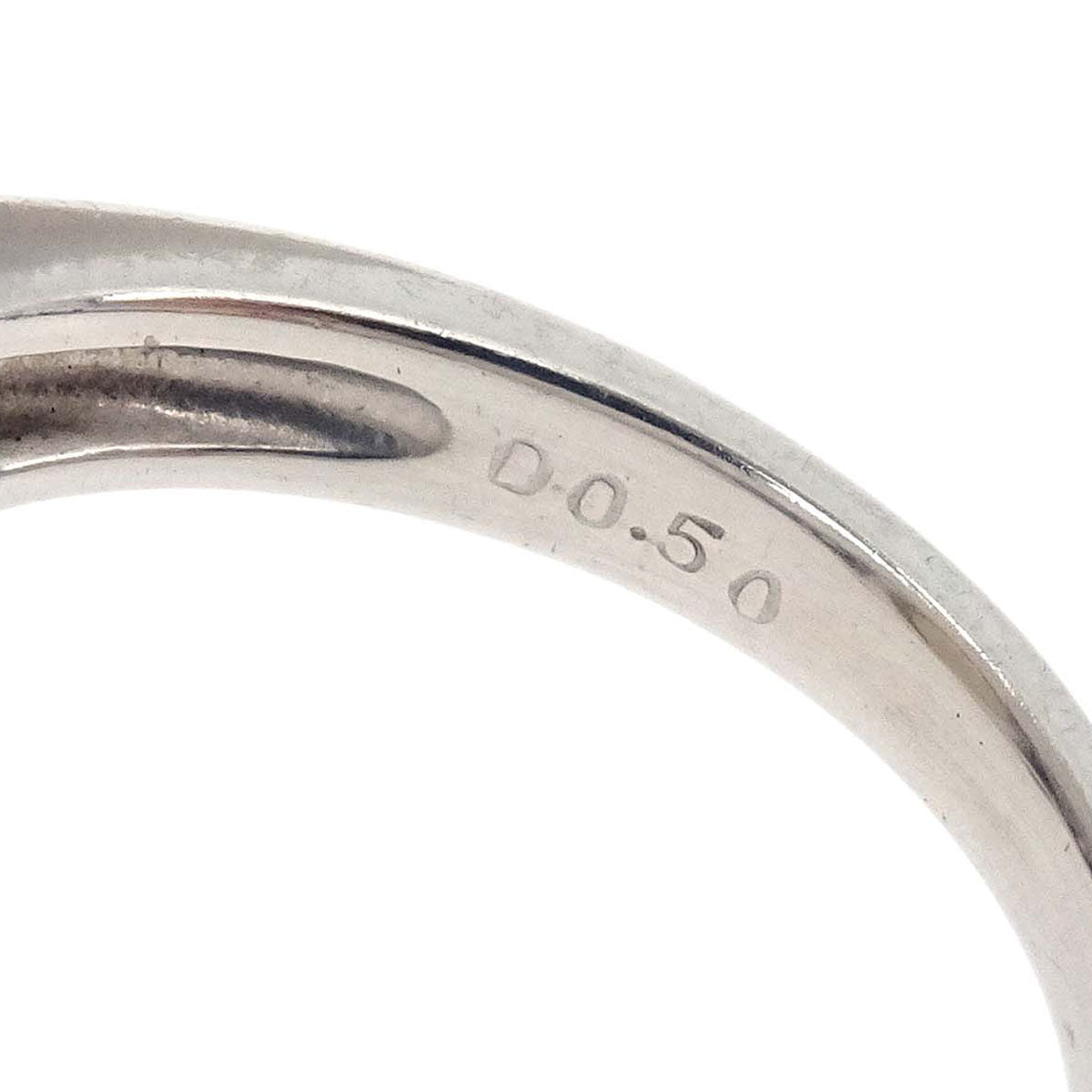 Ring Pt900 Opal Diamond Silver #52 Jewelry