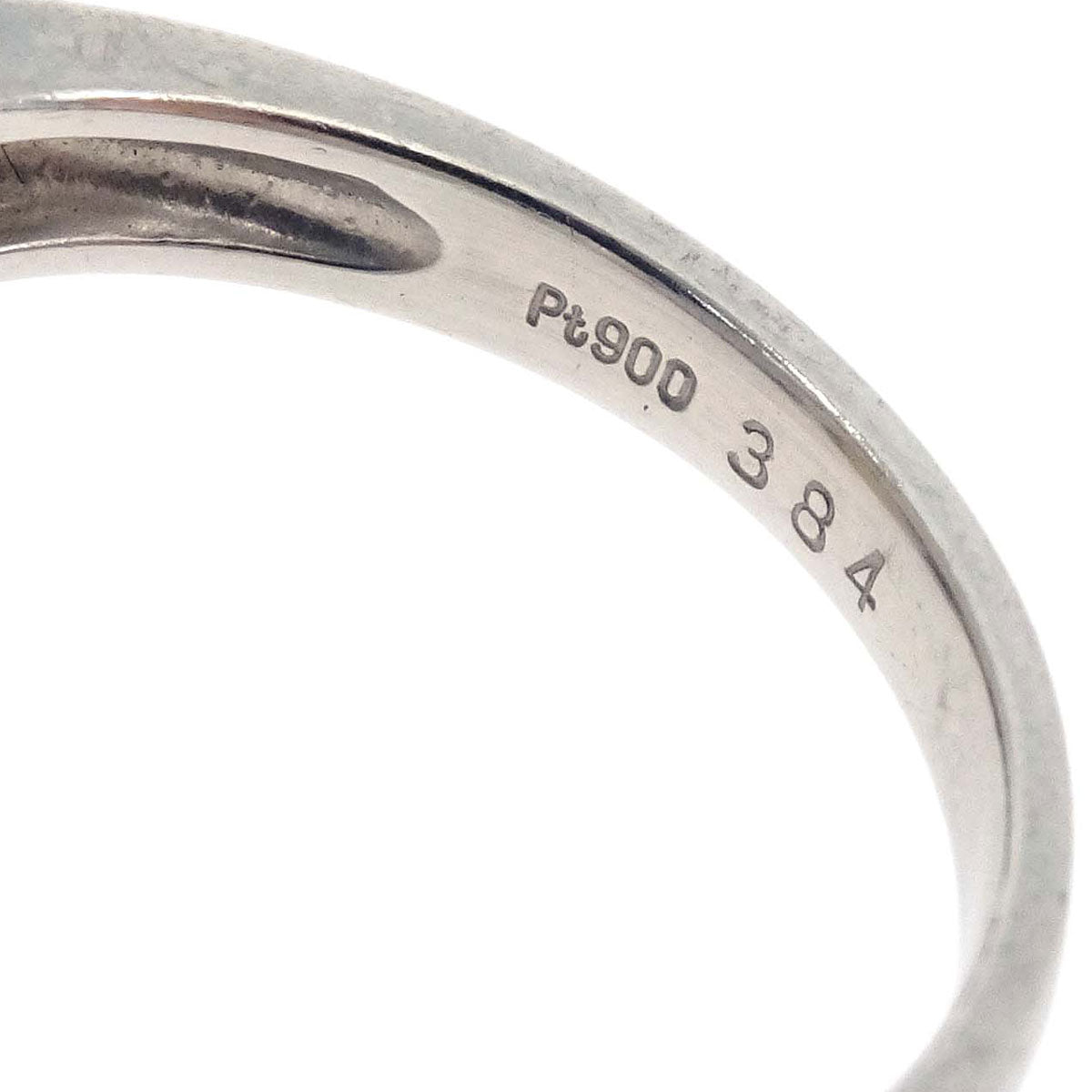 Ring Pt900 Opal Diamond Silver #52 Jewelry