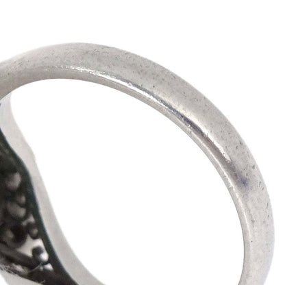 Ring Pm900 Jade Diamond Silver #52 Jewelry