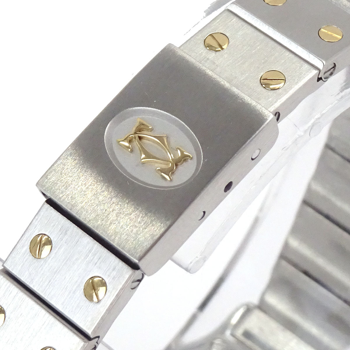 Cartier Santos Octagon SM 24mm Ref.187903 Quartz Watch 18KYG SS