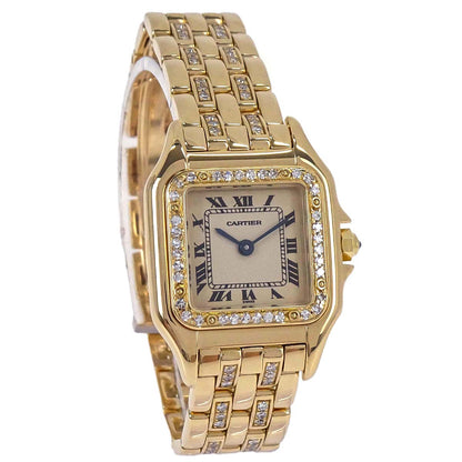 Cartier Panthere SM 22mm Ref.8057915 Quartz Watch 18KYG Diamond