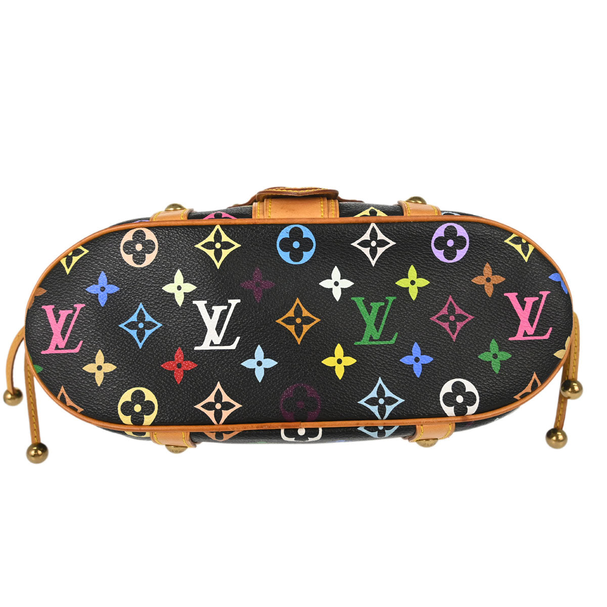 Louis Vuitton Black Monogram Multicolor Theda PM Handbag M92346