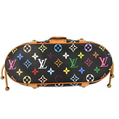 Louis Vuitton Black Monogram Multicolor Theda PM Handbag M92346