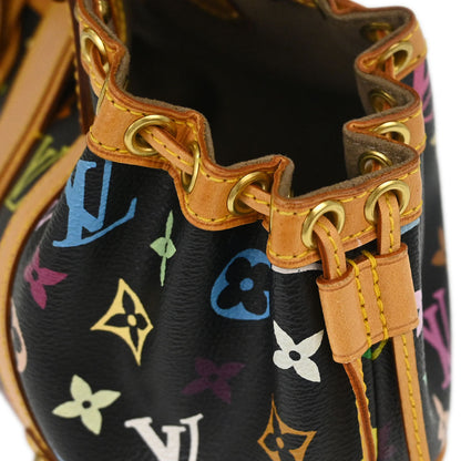 Louis Vuitton Black Monogram Multicolor Theda PM Handbag M92346