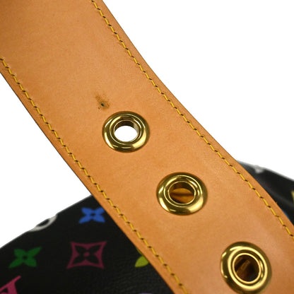 Louis Vuitton Black Monogram Multicolor Theda PM Handbag M92346