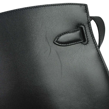 Hermes Black Box Calf Kelly Sport MM Shoulder Bag