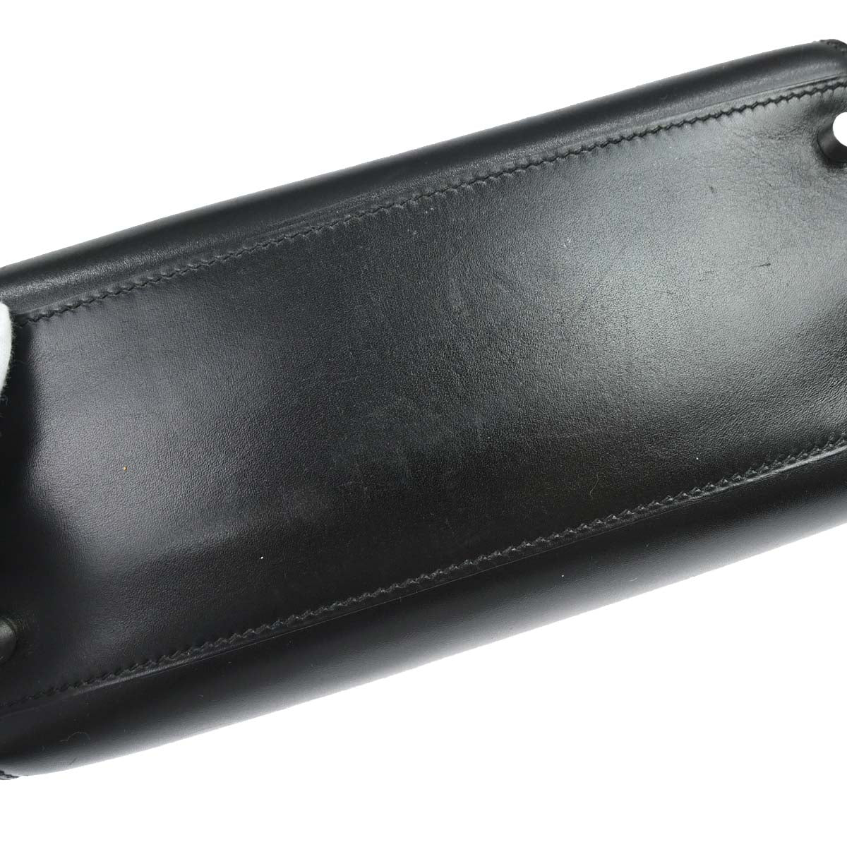 Hermes Black Box Calf Kelly Sport MM Shoulder Bag
