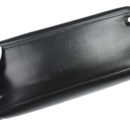 Hermes Black Box Calf Kelly Sport MM Shoulder Bag