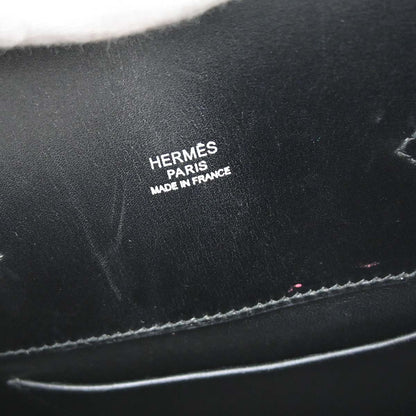 Hermes Black Box Calf Kelly Sport MM Shoulder Bag