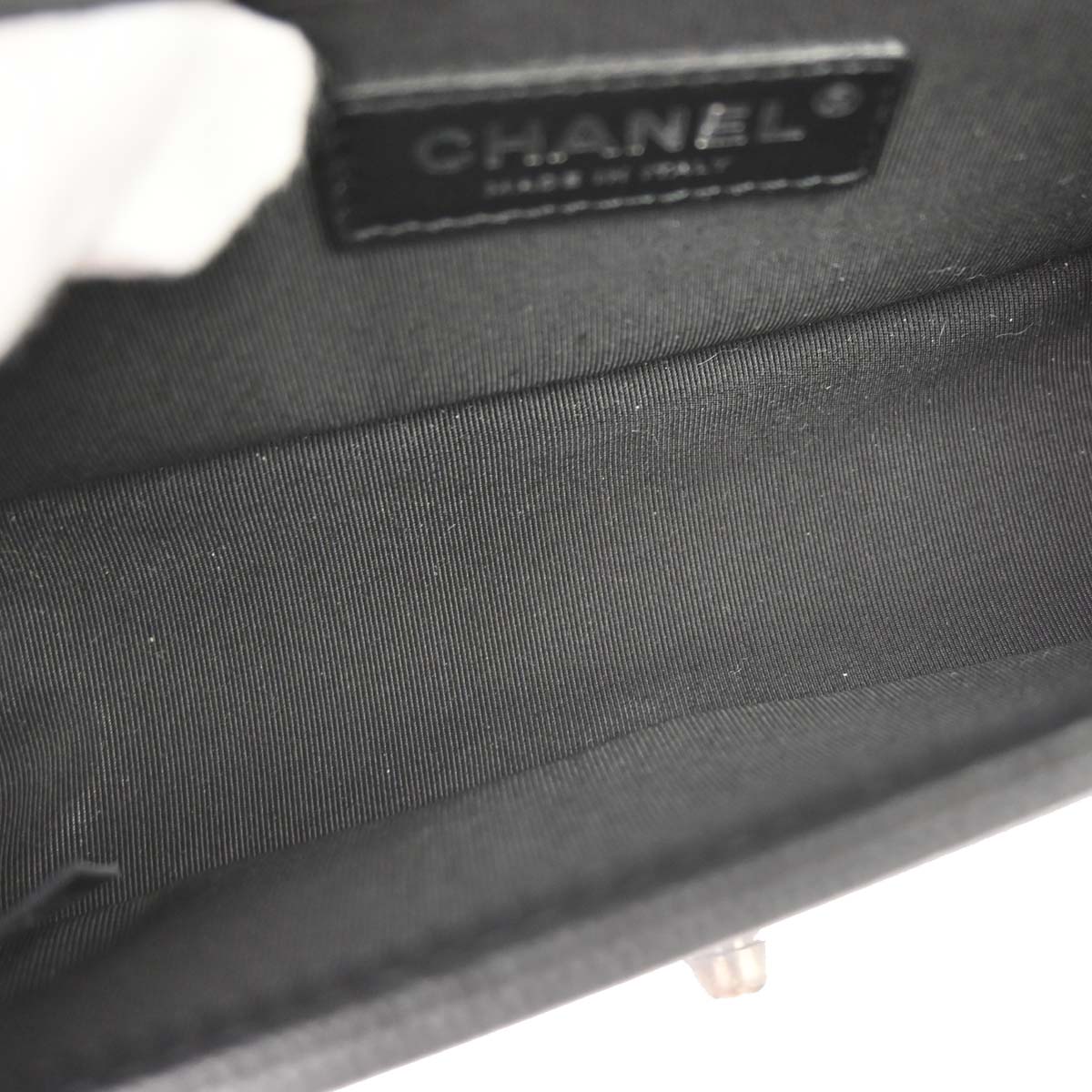 Boy Chanel 2019 Black Caviar Skin Small Chain Shoulder Bag