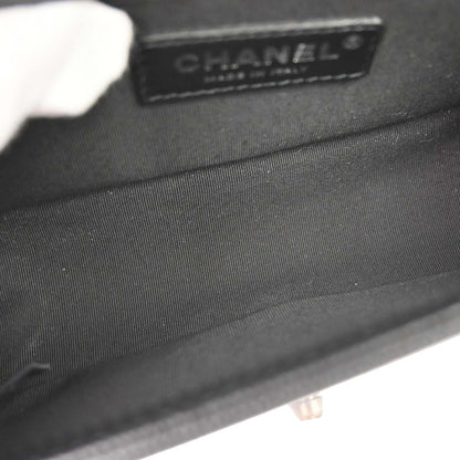 Boy Chanel 2019 Black Caviar Skin Small Chain Shoulder Bag
