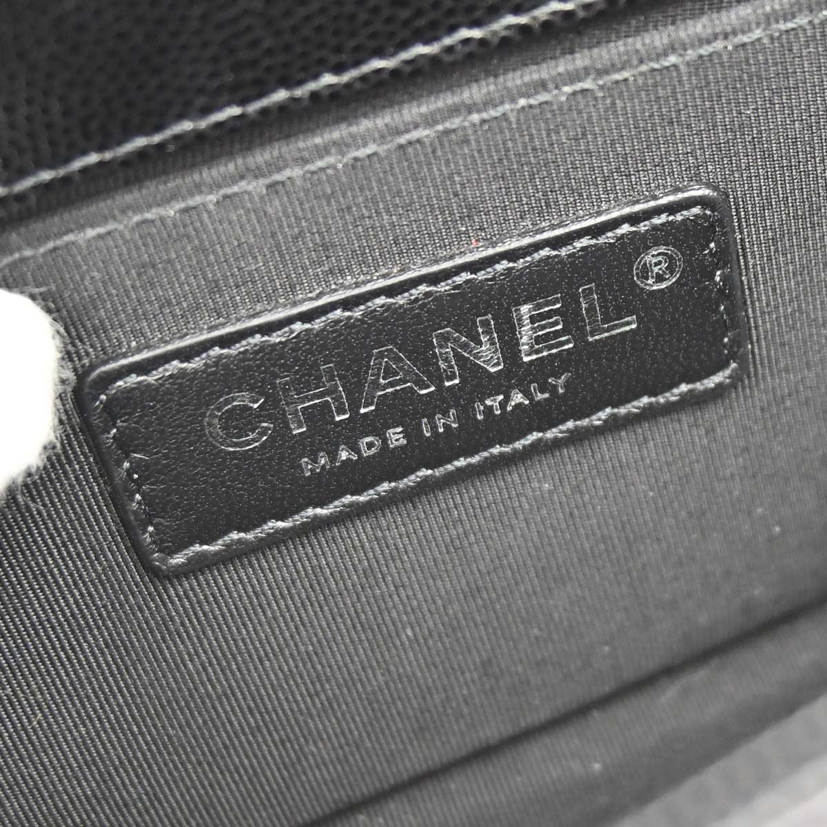 Boy Chanel 2019 Black Caviar Skin Small Chain Shoulder Bag