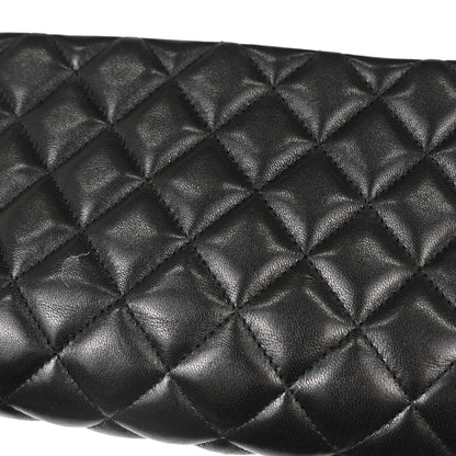 Chanel Black Lambskin Around the World Handbag