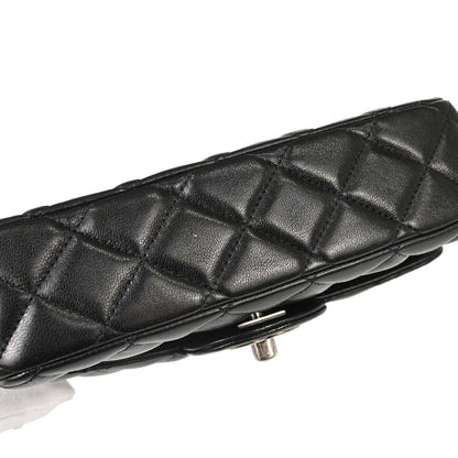 Chanel Black Lambskin Around the World Handbag