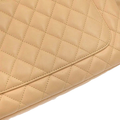 Chanel Beige Calfskin Cambon Ligne Reporter Bag Handbag