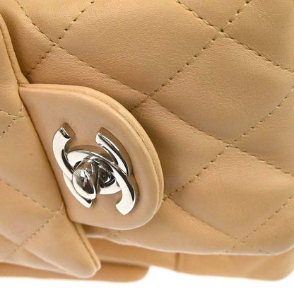 Chanel Beige Calfskin Cambon Ligne Reporter Bag Handbag