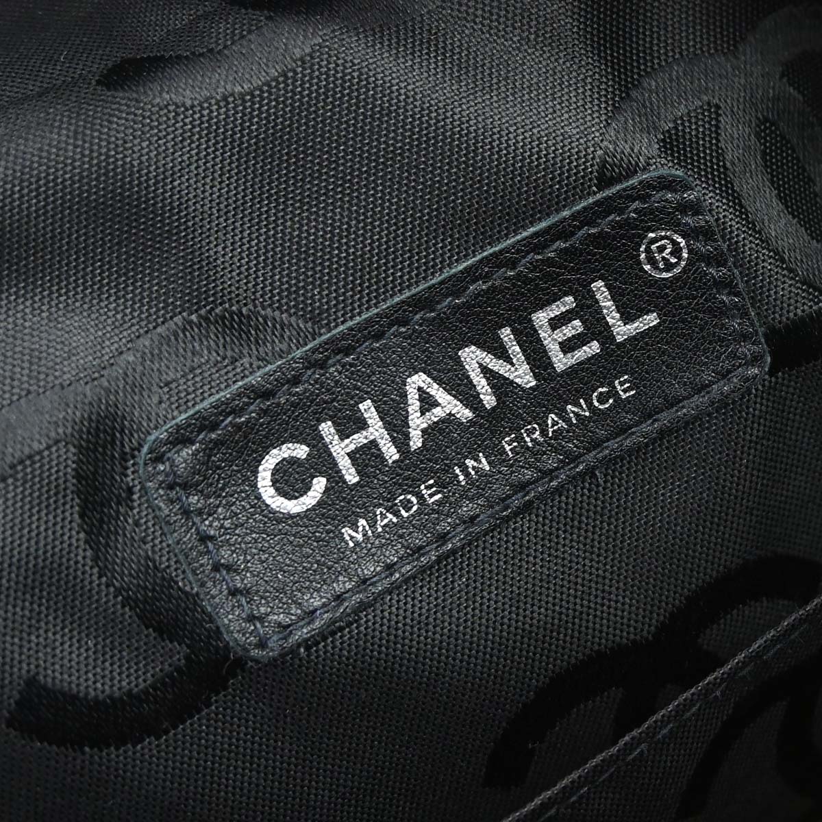 Chanel Beige Calfskin Cambon Ligne Reporter Bag Handbag