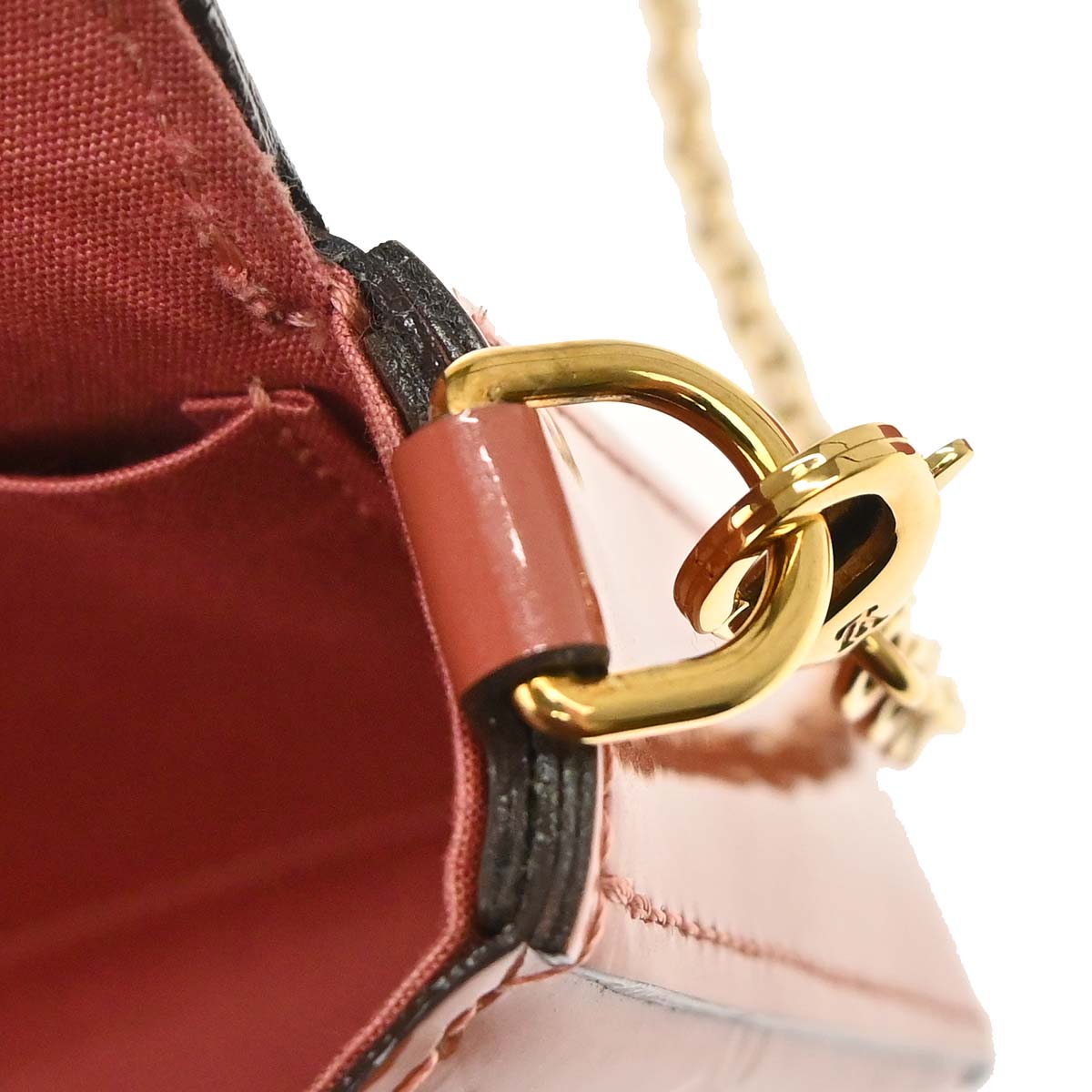 Louis Vuitton 2018 Pink Vernis Pochette Felicie Shoulder Bag M62767