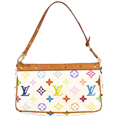 Louis Vuitton White Multicolor Pochette Accessoires M92649