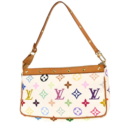 Louis Vuitton White Multicolor Pochette Accessoires M92649