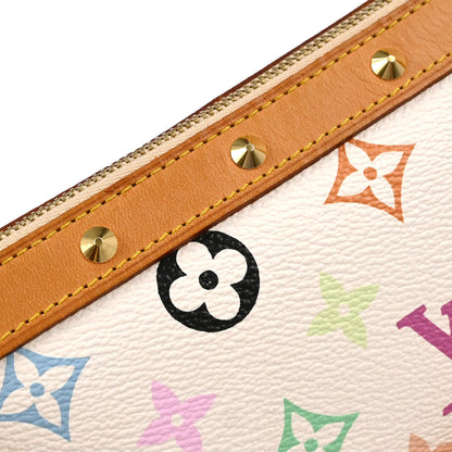 Louis Vuitton White Multicolor Pochette Accessoires M92649