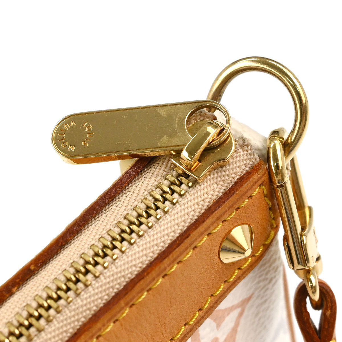 Louis Vuitton White Multicolor Pochette Accessoires M92649