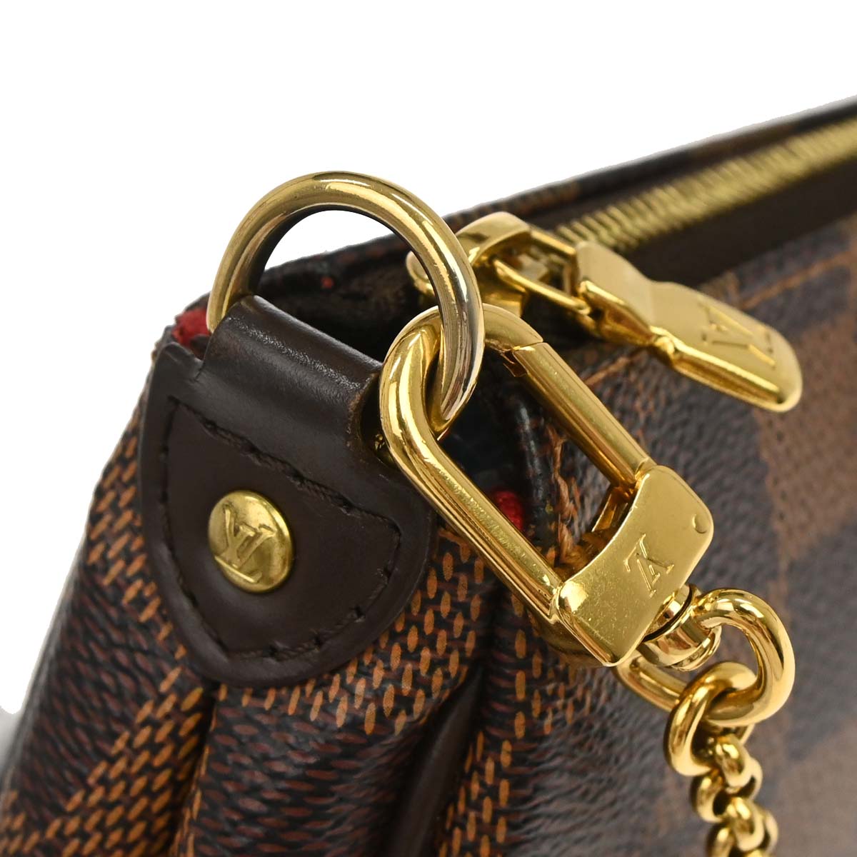 Louis Vuitton 2013 Damier Eva 2way Shoulder Chain Handbag N55213
