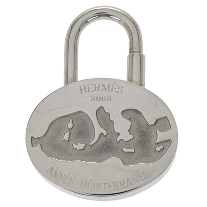 Hermes 2003 Mediterranean Cadena Padlock Silver Small Good